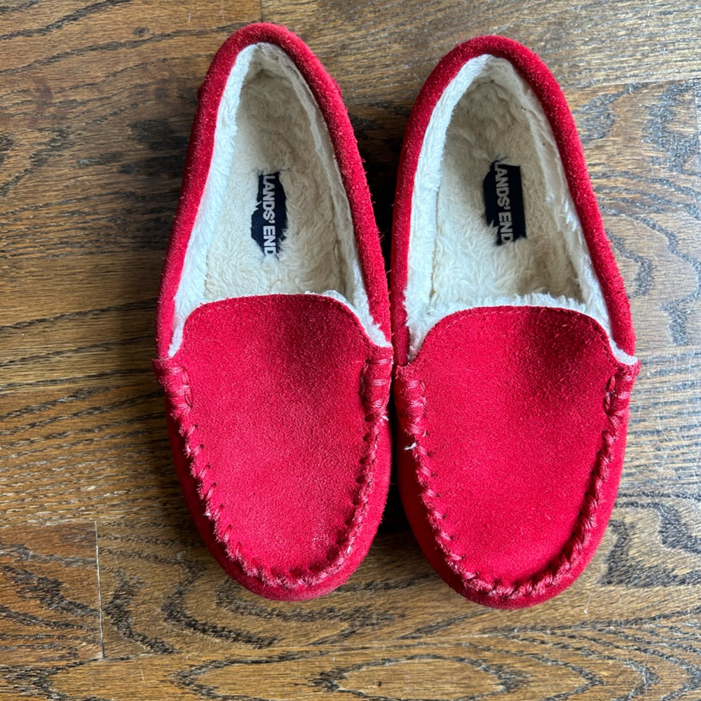 Kids lands end slippers size 1